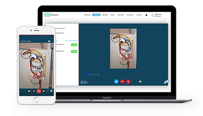 real-time remote video & chat collaboration with experts